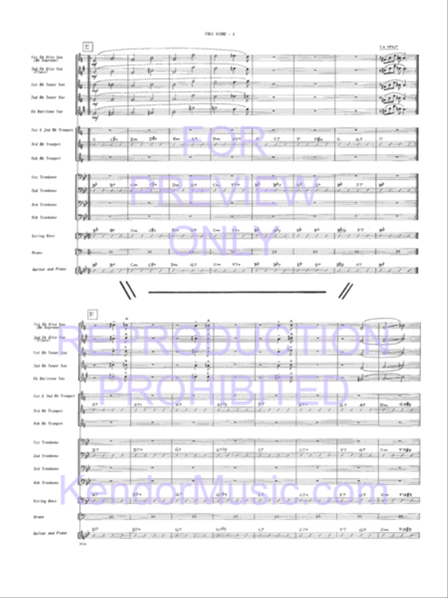 Fingers Jazz Ensemble scores gallery preview page 6