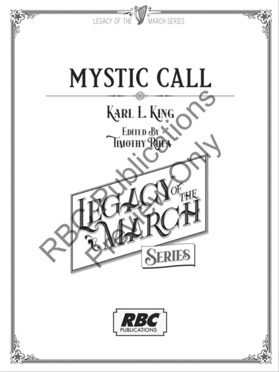 Mystic Call Mystic Call Concert Band scores gallery preview page 2