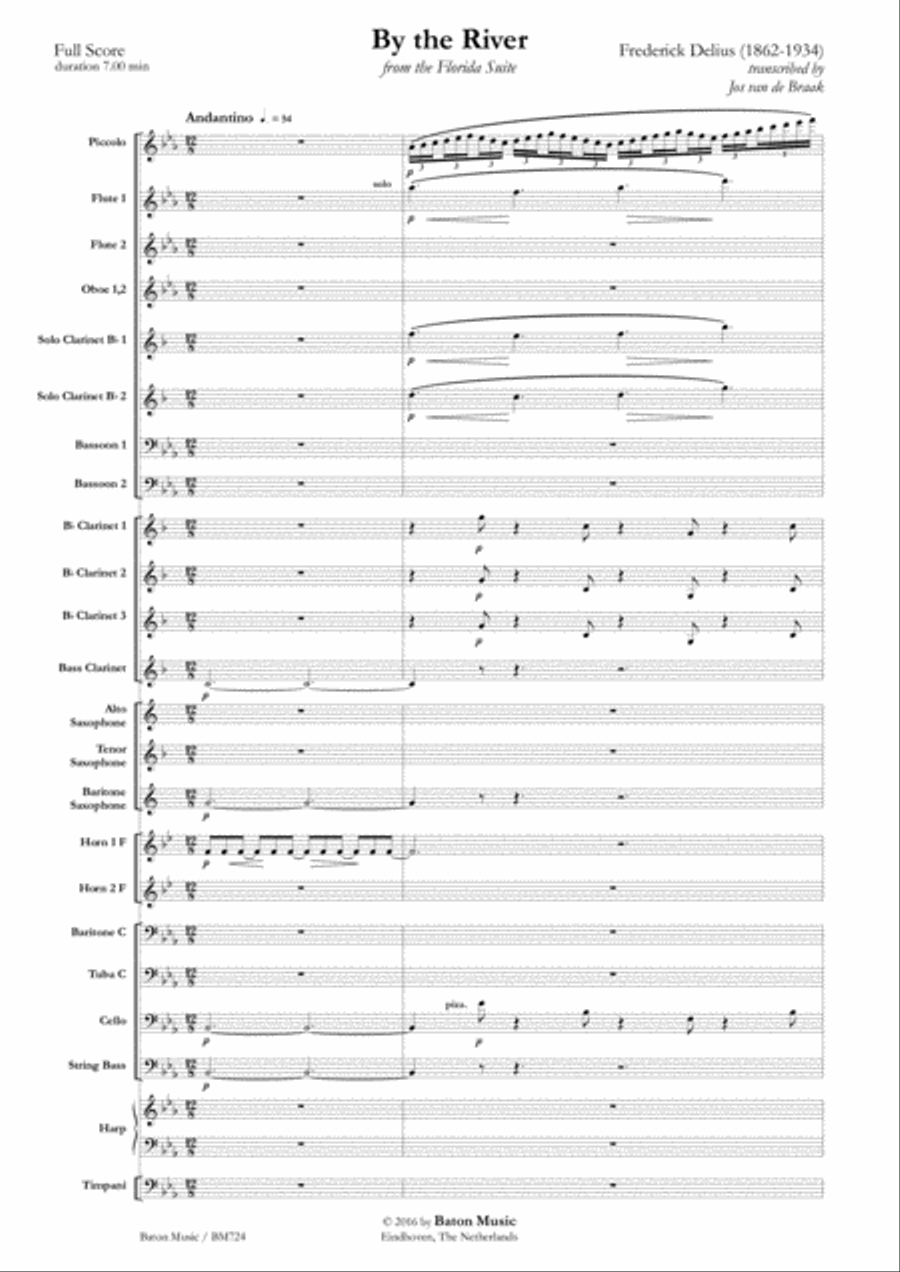 By the River By the River Concert Band scores gallery preview page 2