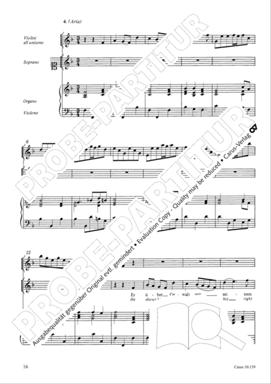 All my spirit exalts my Saviour (Meine Seele erhebt den Herren) Flute scores gallery preview page 17