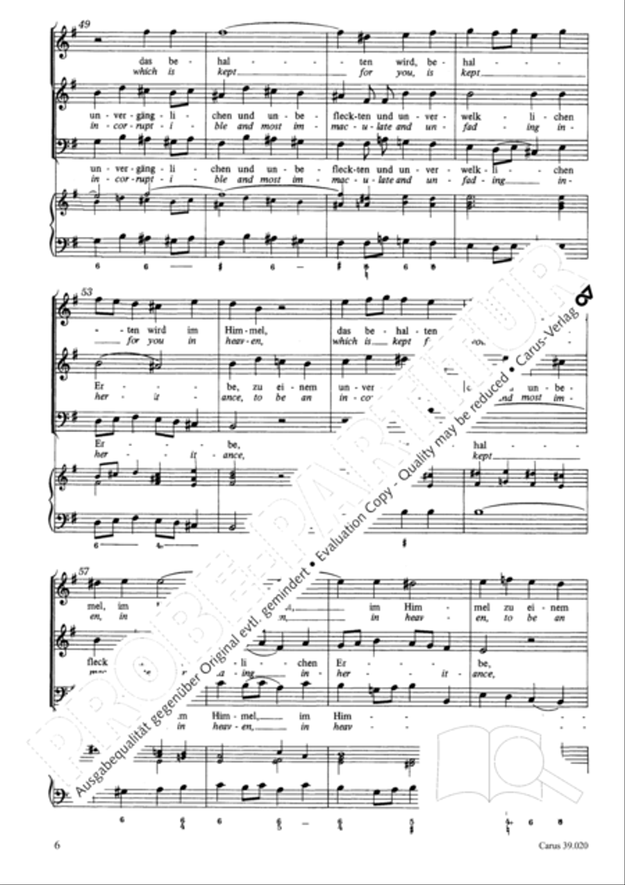 O blest be the Lord SA scores gallery preview page 7