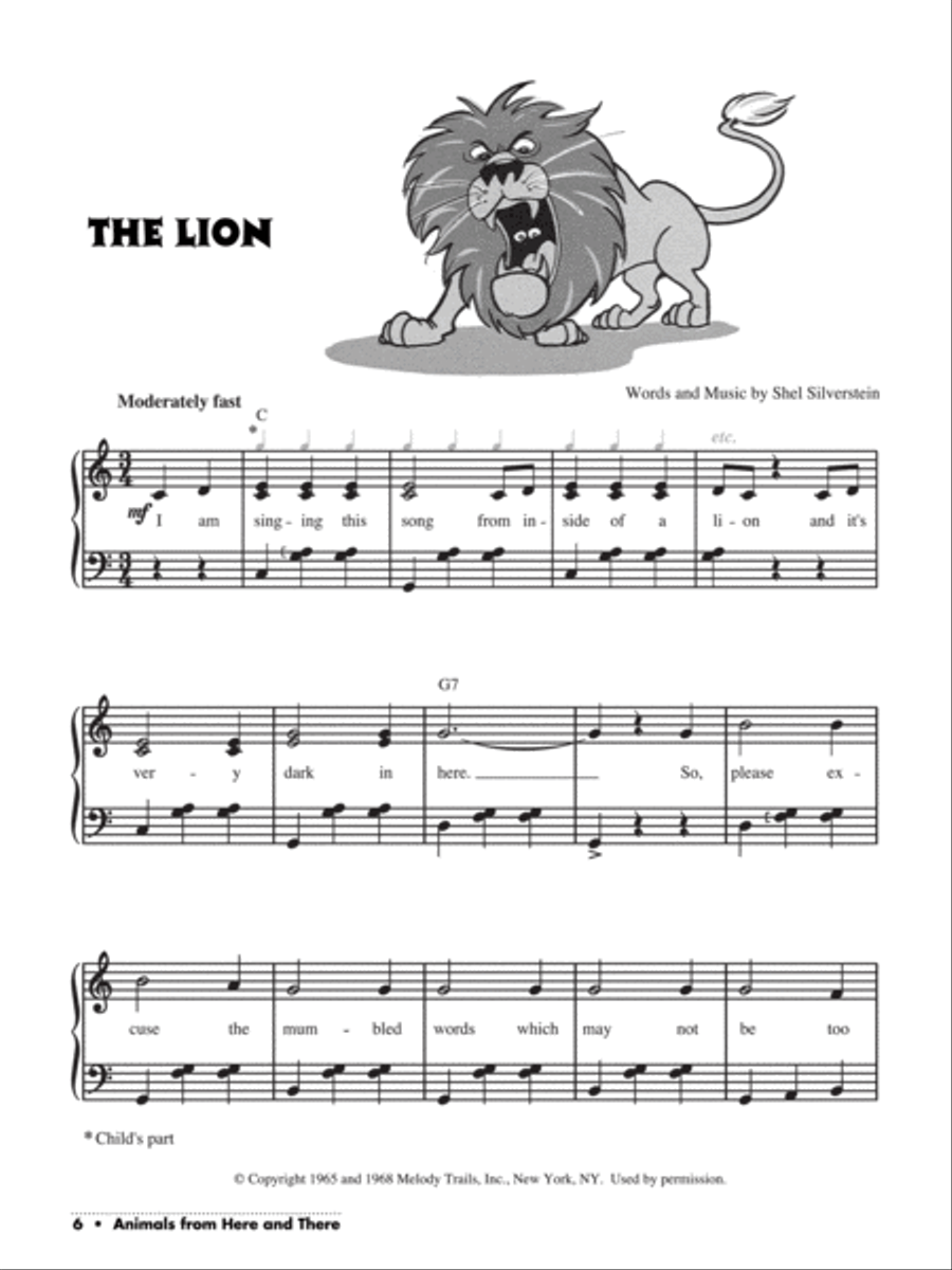 Sixty Silly Songs Piano Solo scores gallery preview page 3