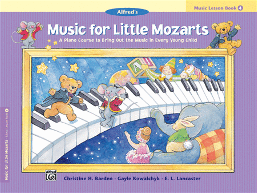 Music for Little Mozarts Music Lesson Book, Book 4 image number null