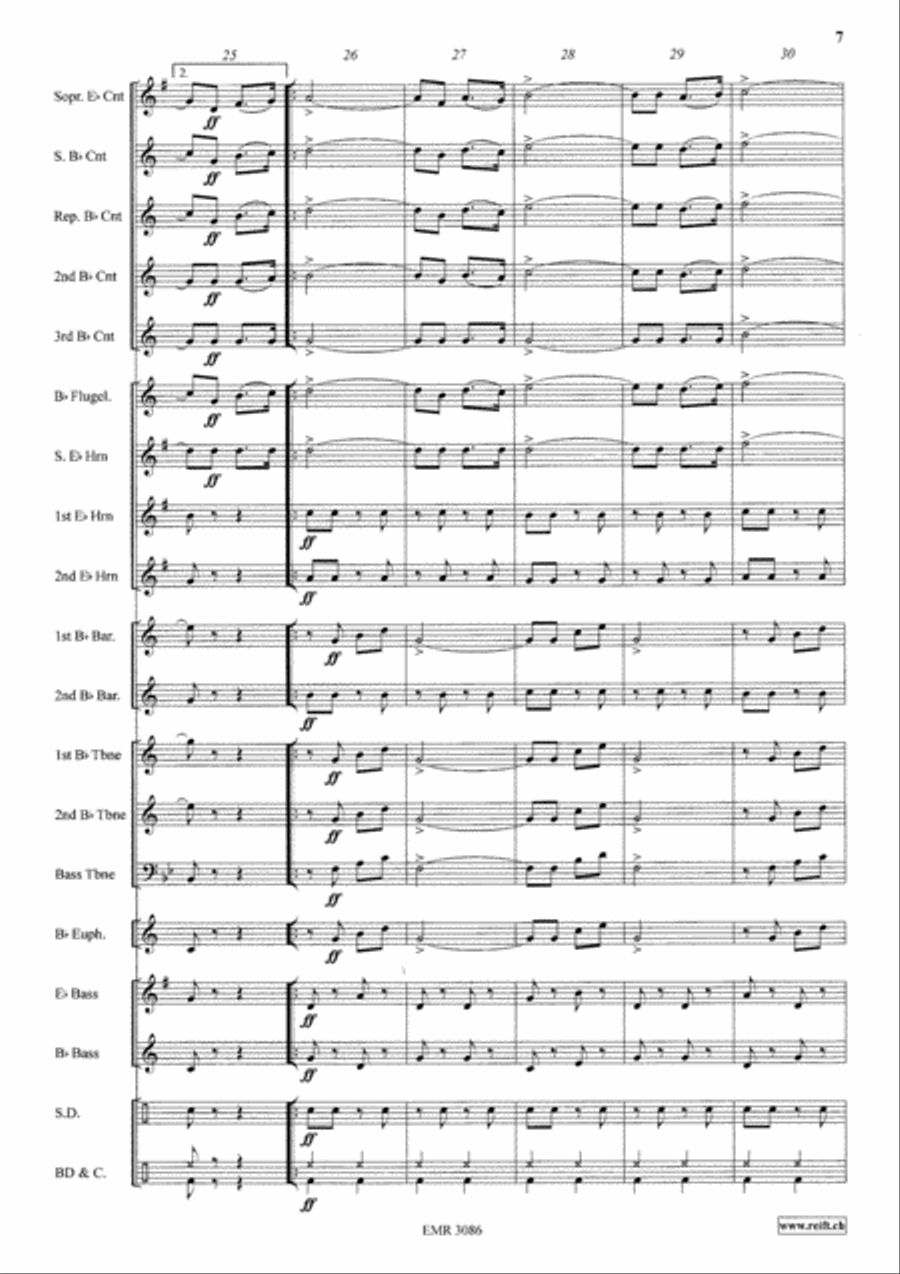Mountain Echo Mountain Echo Brass Band scores gallery preview page 8