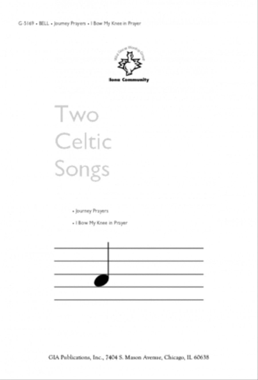 Two Celtic Songs 4-Part scores gallery preview page 1