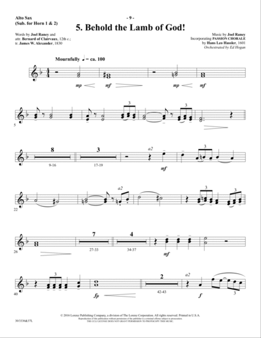 Amazing Love! - Printable Parts Choir scores gallery preview page 10