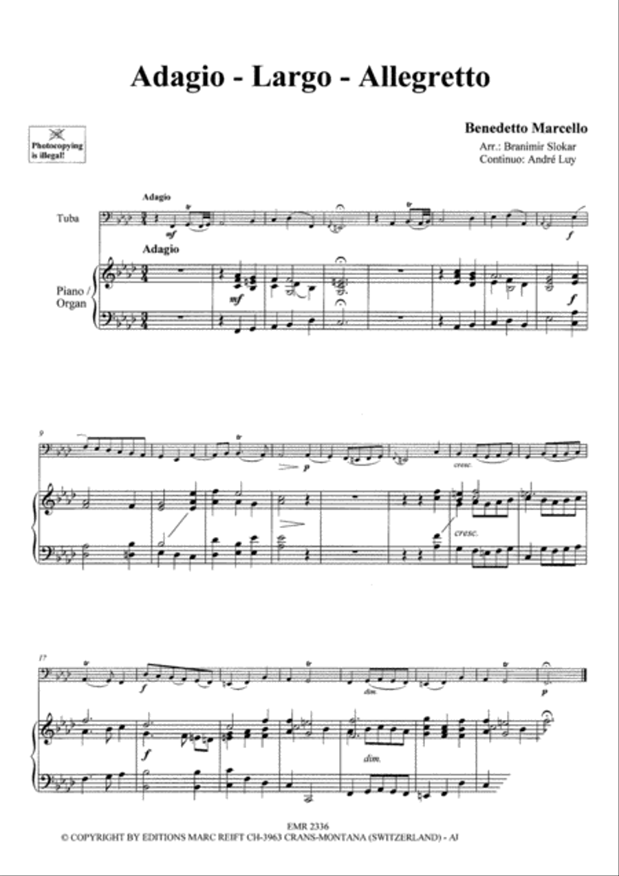 Baroque Masterpieces Tuba scores gallery preview page 3