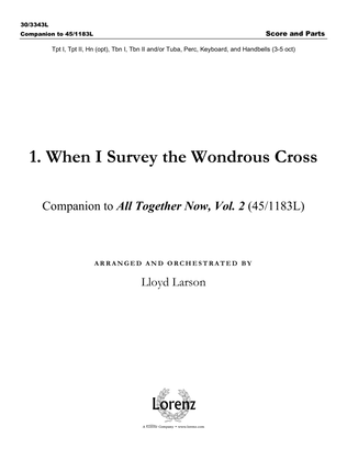 Book cover for When I Survey the Wondrous Cross - Score and Parts