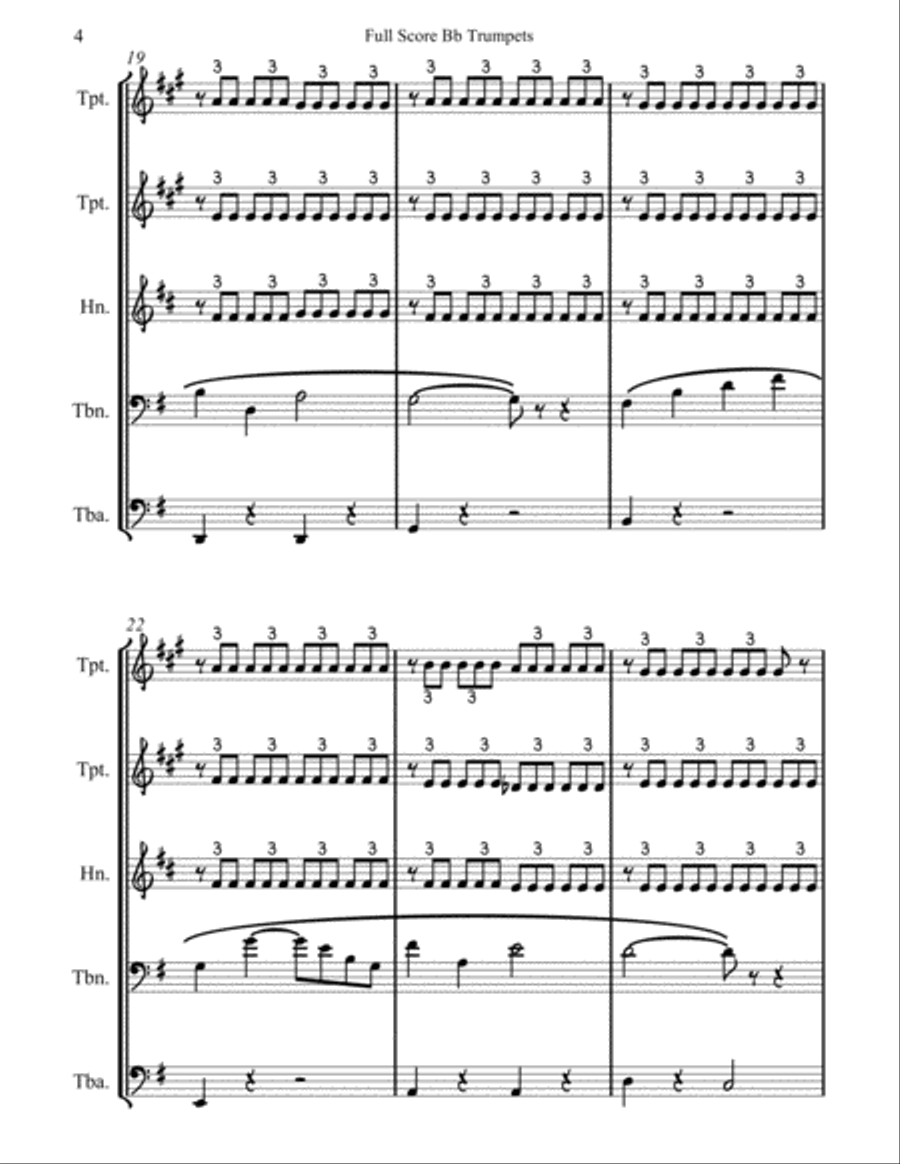 Judex Judex Brass Ensemble scores gallery preview page 4