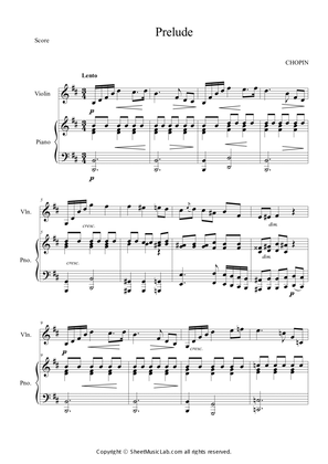 Prelude in B minor op.28 no.6