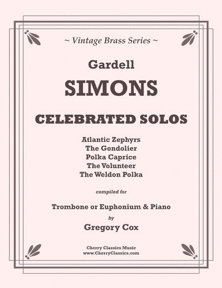 Celebrated Solos for Trombone or Euphonium & Piano