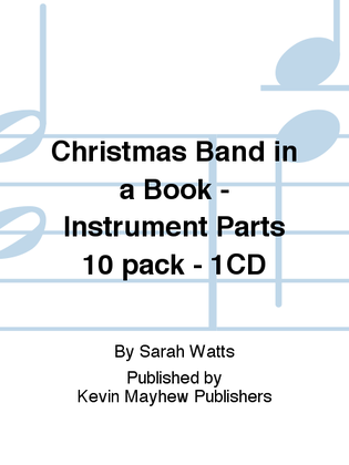 Christmas Band in a Book - Instrument Parts 10 pack - 1CD