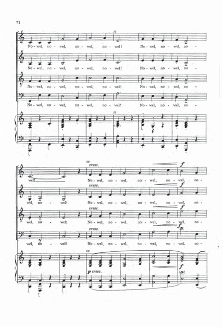 The Nativity According to St. Luke (Choral Score)