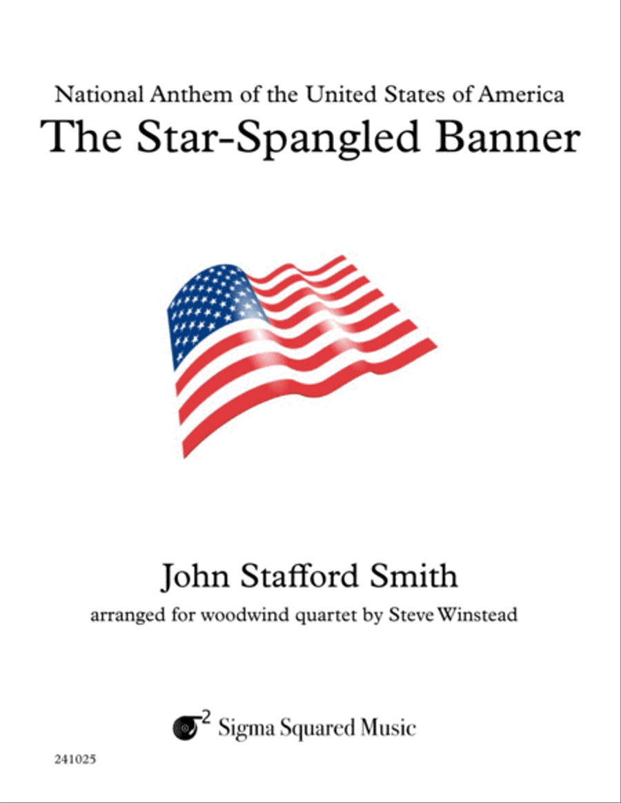 Book cover for The Star-Spangled Banner for Woodwind Quartet