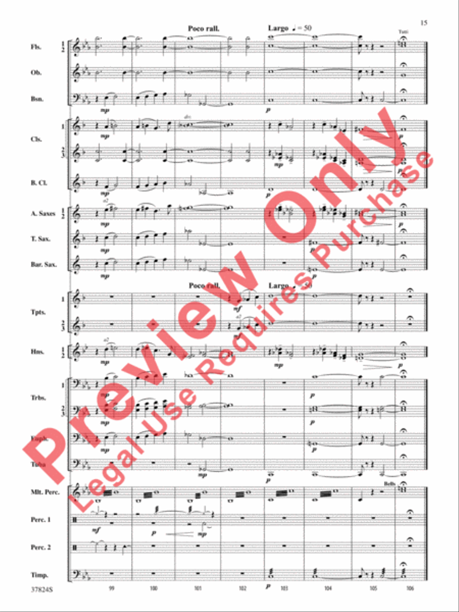Shadows of the Equinox Shadows of the Equinox Concert Band scores gallery preview page 16