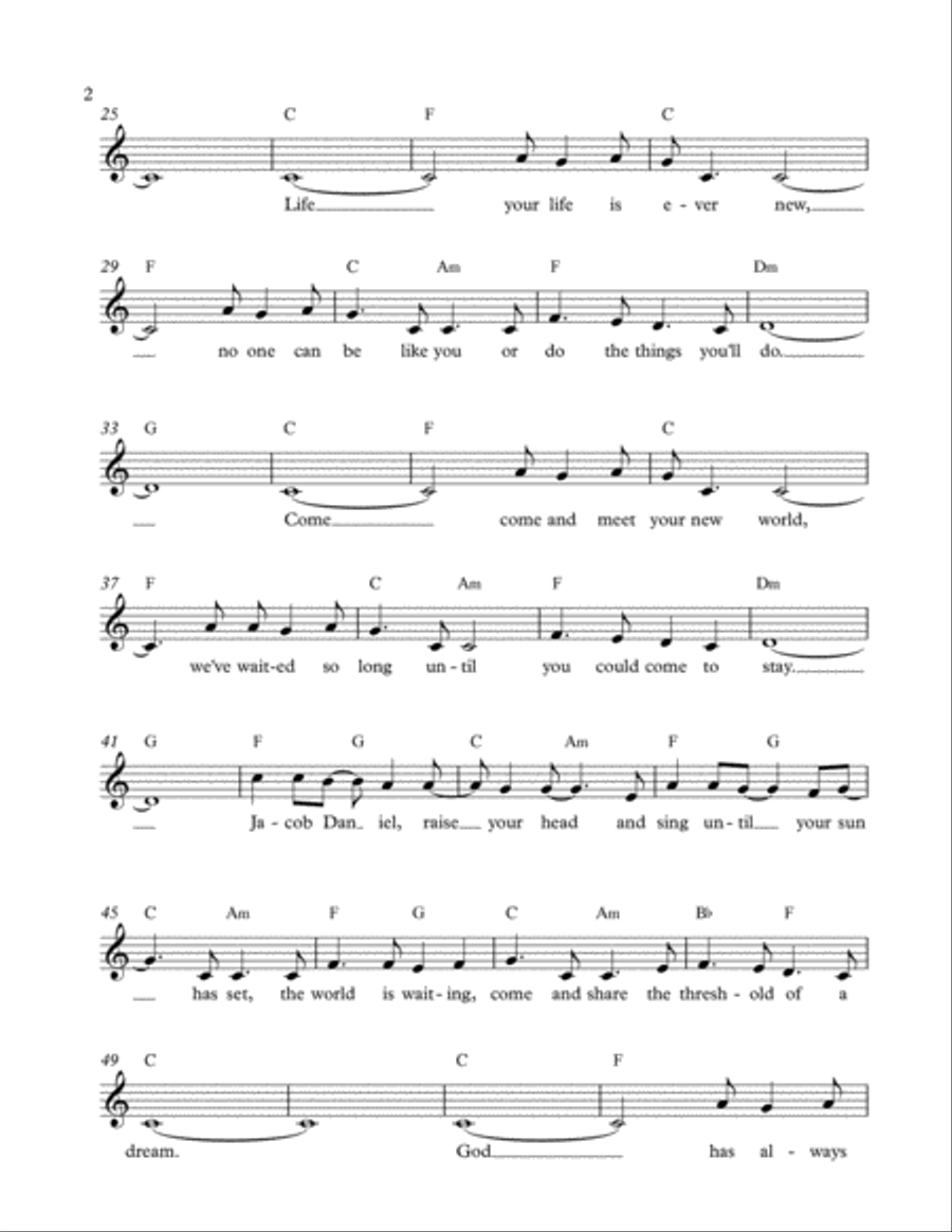 Jacob Daniel Guitar scores gallery preview page 2