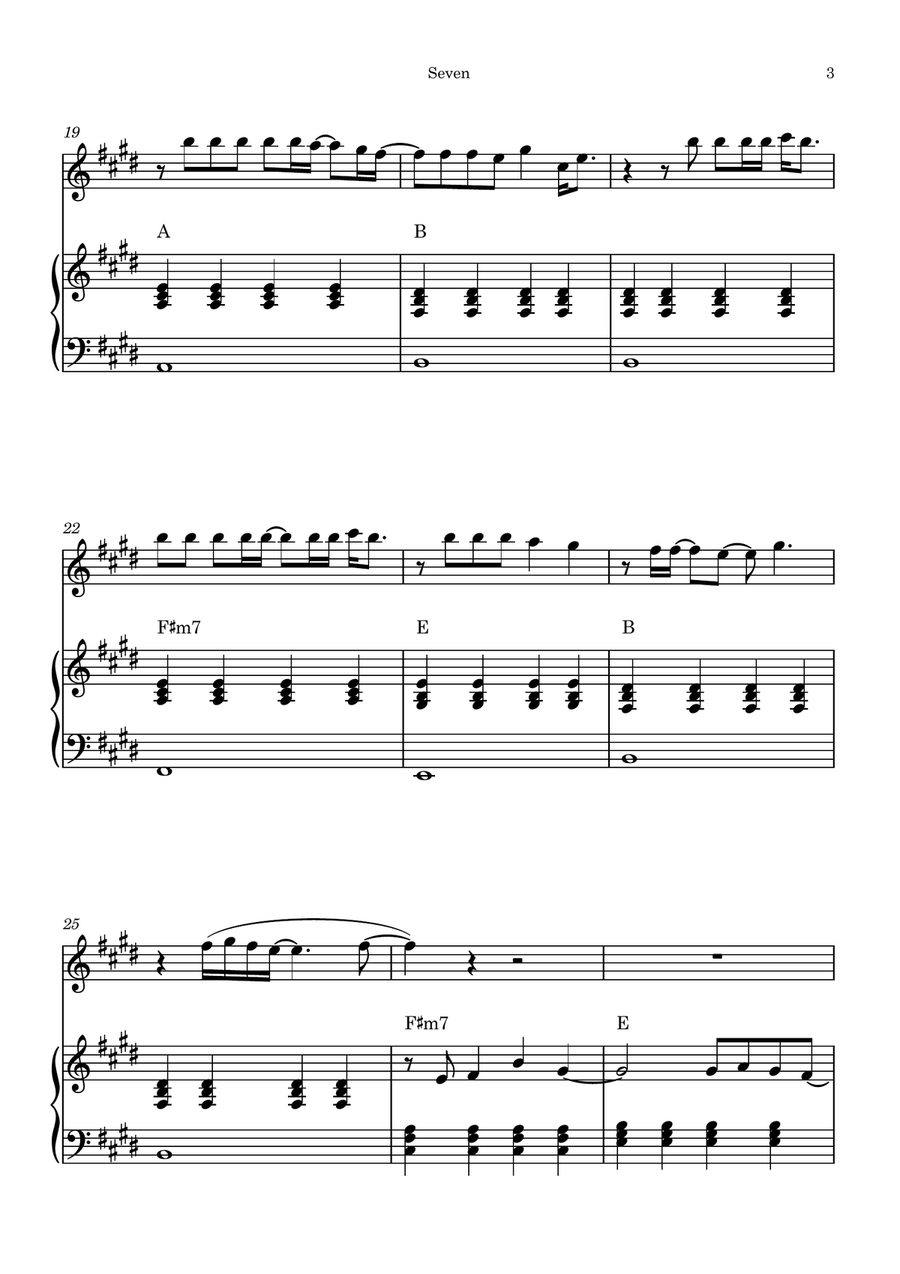 Seven Piano scores gallery preview page 3