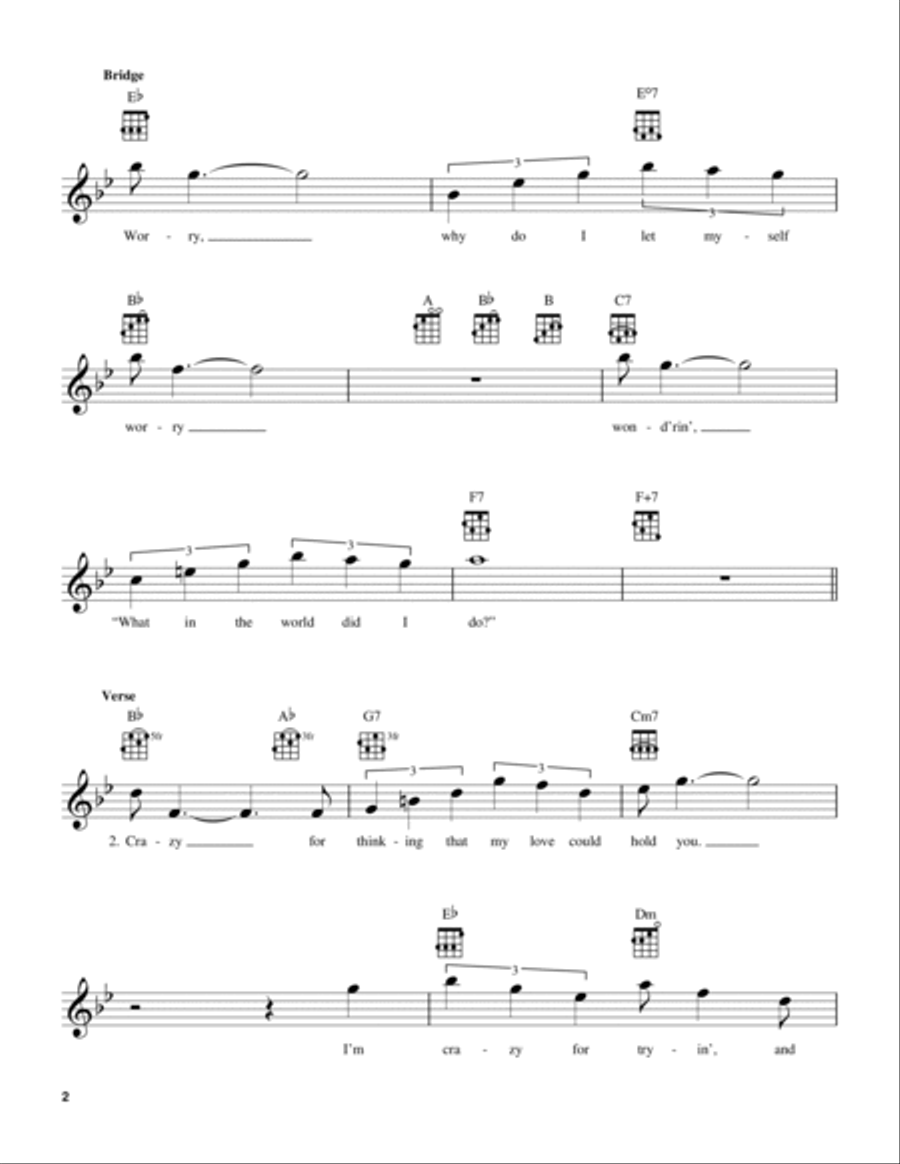 Crazy Crazy Ukulele scores gallery preview page 2