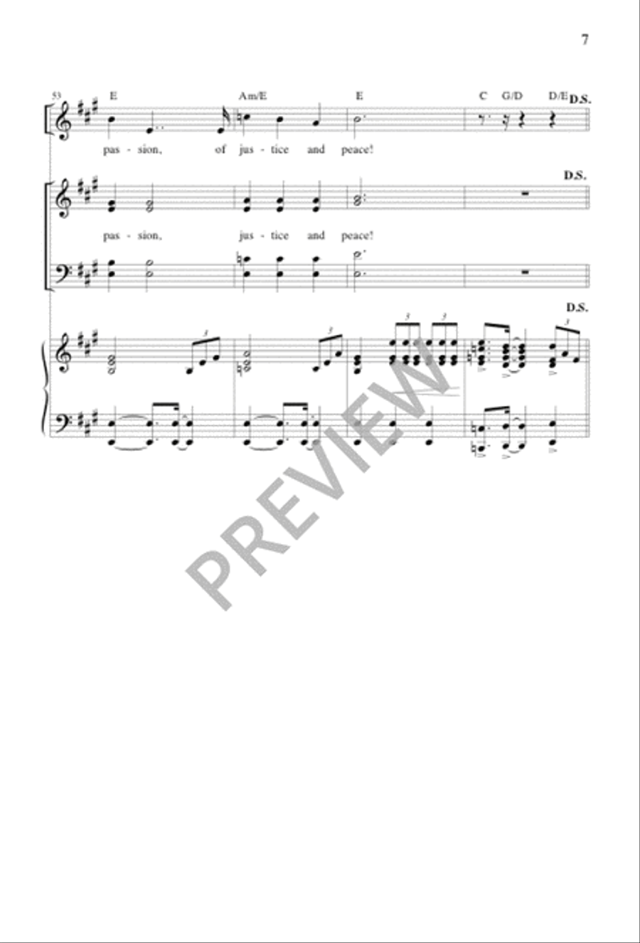 Children of the Light 4-Part scores gallery preview page 7