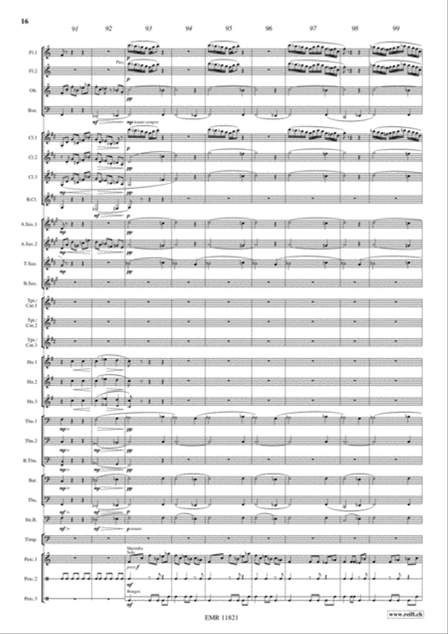 King Solomon's Mines Concert Band scores gallery preview page 17