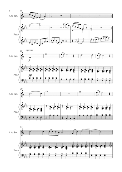 Elegy Pastorale for Alto Sax and Piano image number null