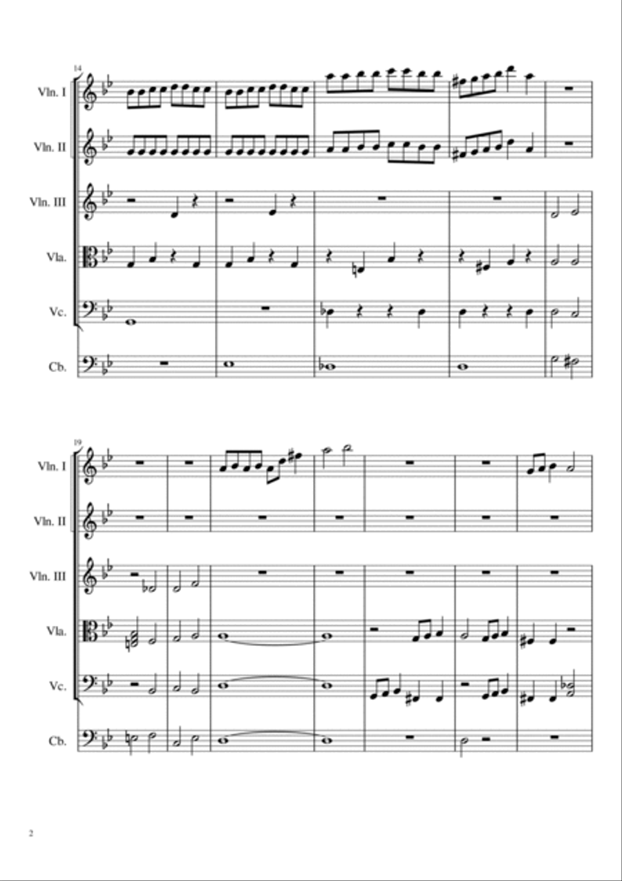 Love String Quartet scores gallery preview page 2