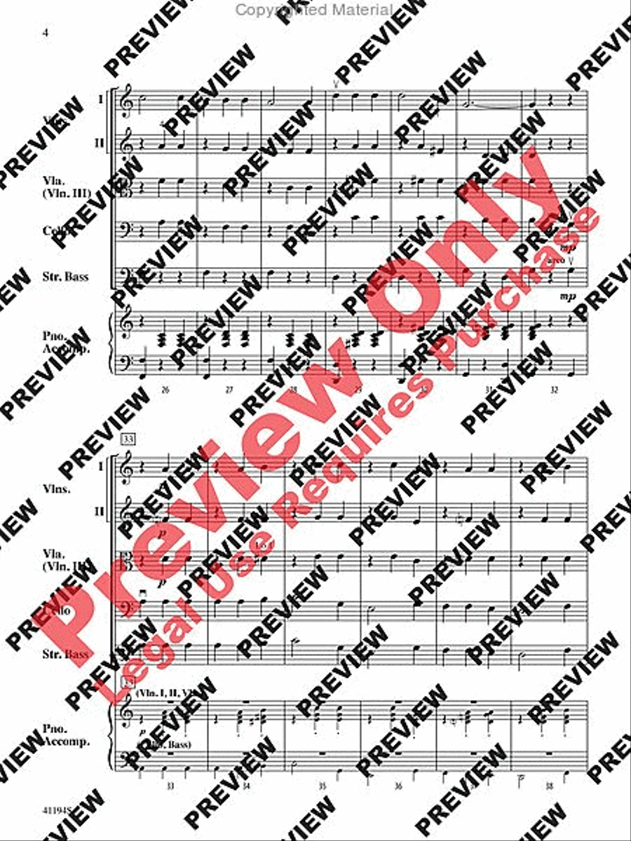 The Wizard of Oz, Suite from String Orchestra scores gallery preview page 5