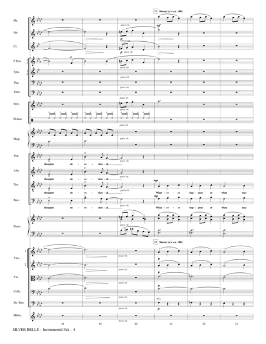 Silver Bells - Full Score Choir scores gallery preview page 4