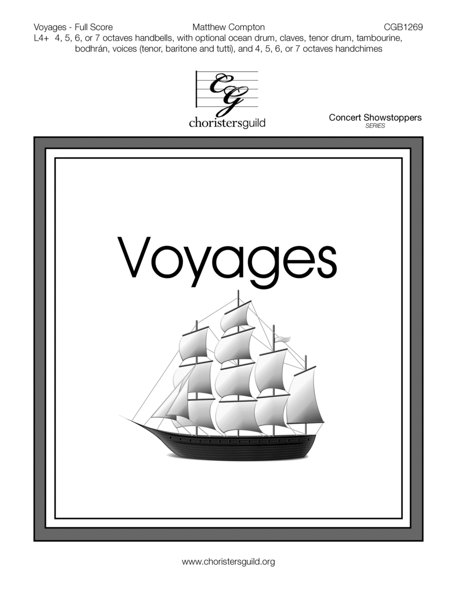 Voyages (Full Score) Percussion scores gallery preview page 1
