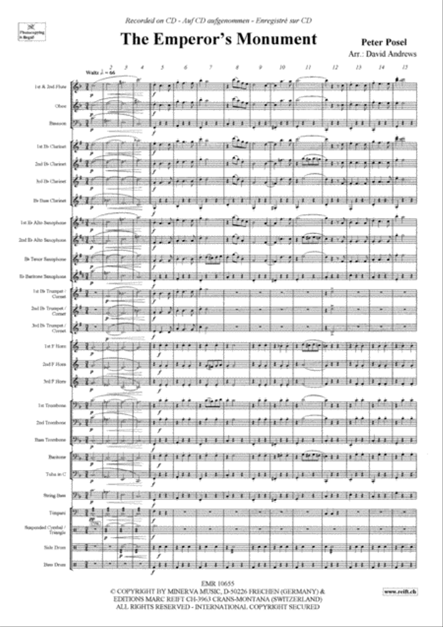 The Emperor's Monument The Emperor's Monument Concert Band scores gallery preview page 4