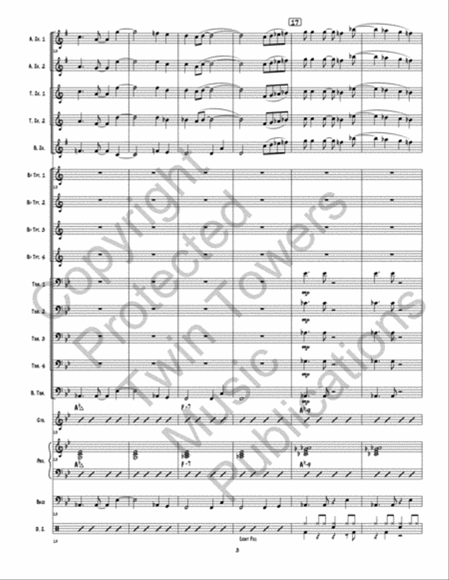 New Beginning 2.0, A Jazz Ensemble scores gallery preview page 4