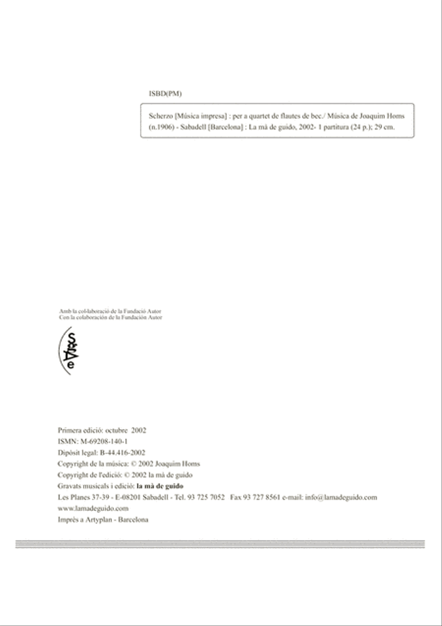 Sherzo Woodwind Quartet scores gallery preview page 4