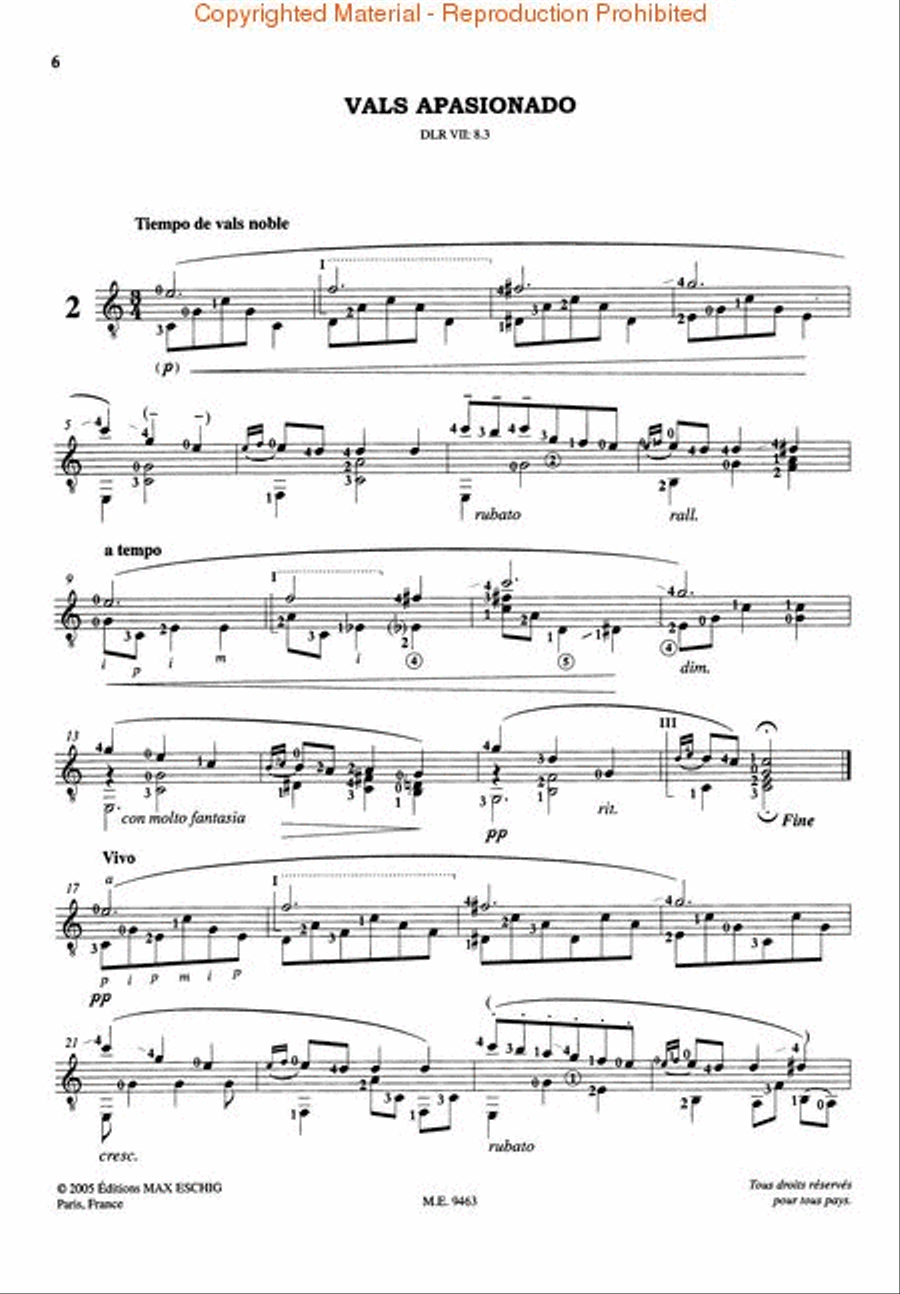 Valses Poéticos Acoustic Guitar scores gallery preview page 2