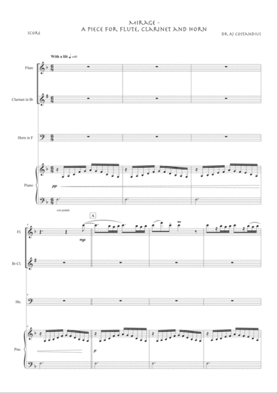 Mirage Mirage Small Ensemble scores gallery preview page 1