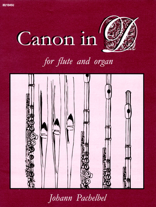 Book cover for Canon in D for Flute and Organ