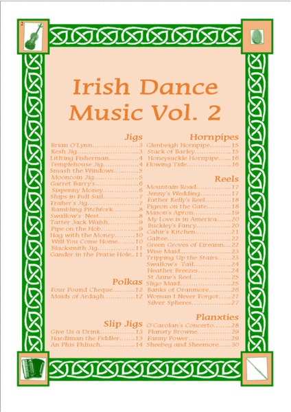 Irish Dance Music Vol.2 for Viola; 50 Jigs, Reels, Hornpipes and more.... image number null
