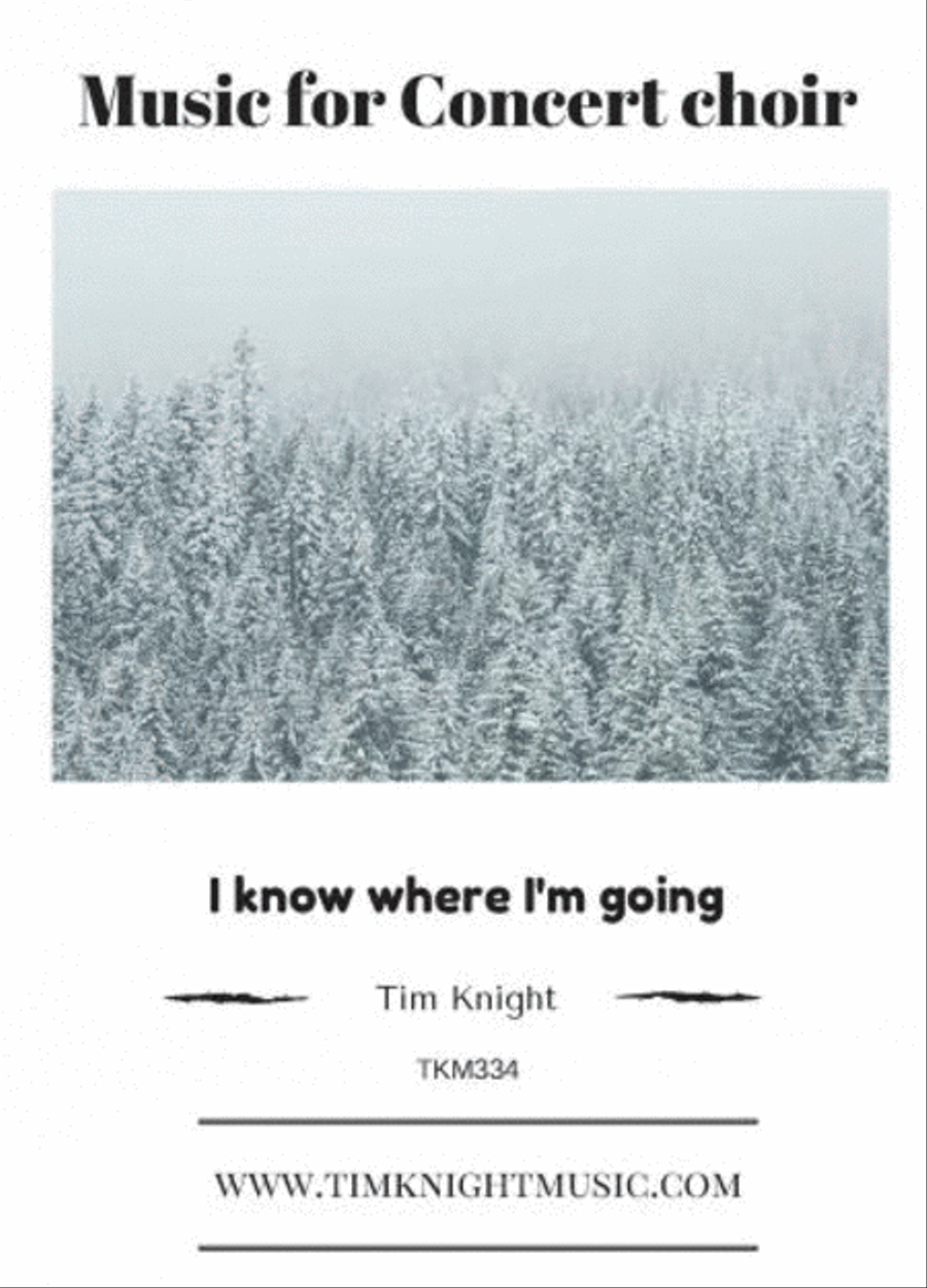I Know Where I'm Going I Know Where I'm Going 4-Part scores gallery preview page 1