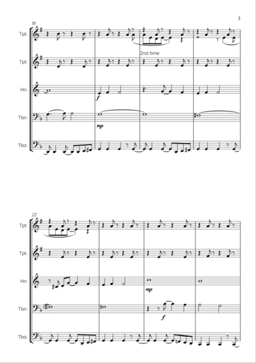 Reach Brass Ensemble scores gallery preview page 3