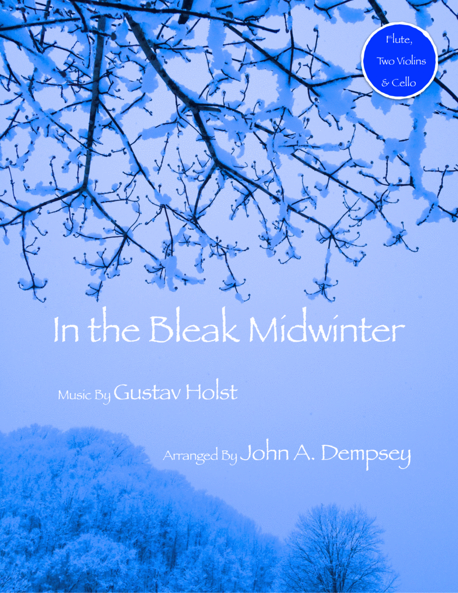 In the Bleak Midwinter (Quartet for Flute, Two Violins and Cello) Small Ensemble scores gallery preview page 1