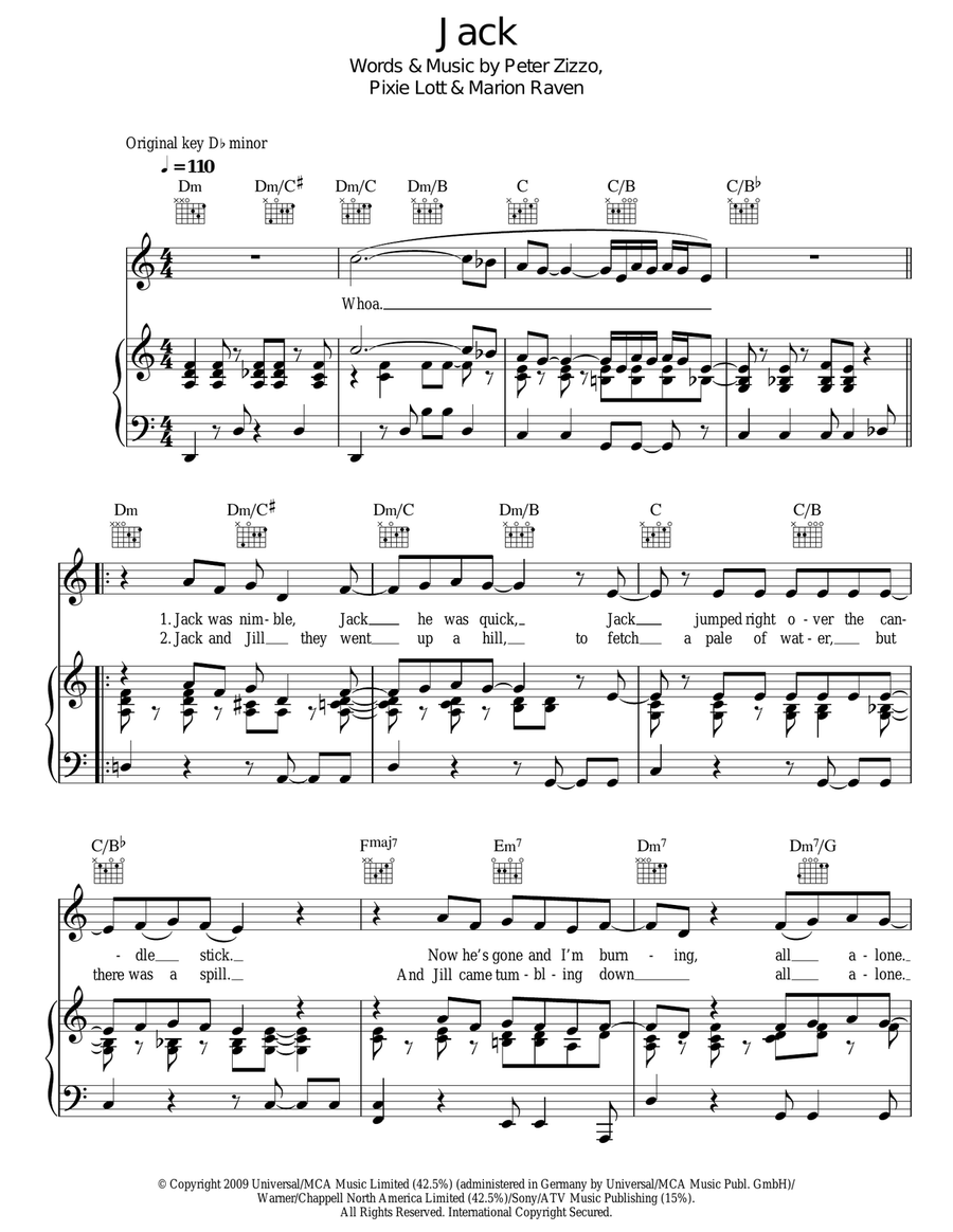 Jack Acoustic Guitar scores gallery preview page 1