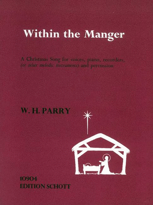 Book cover for Within The Manger Voices/instr