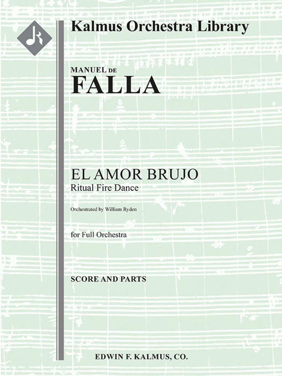 El Amor Brujo: Ritual Fire Dance Full Orchestra scores gallery preview page 1