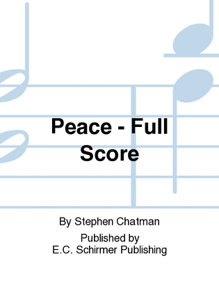 Peace (SATB Full Score)