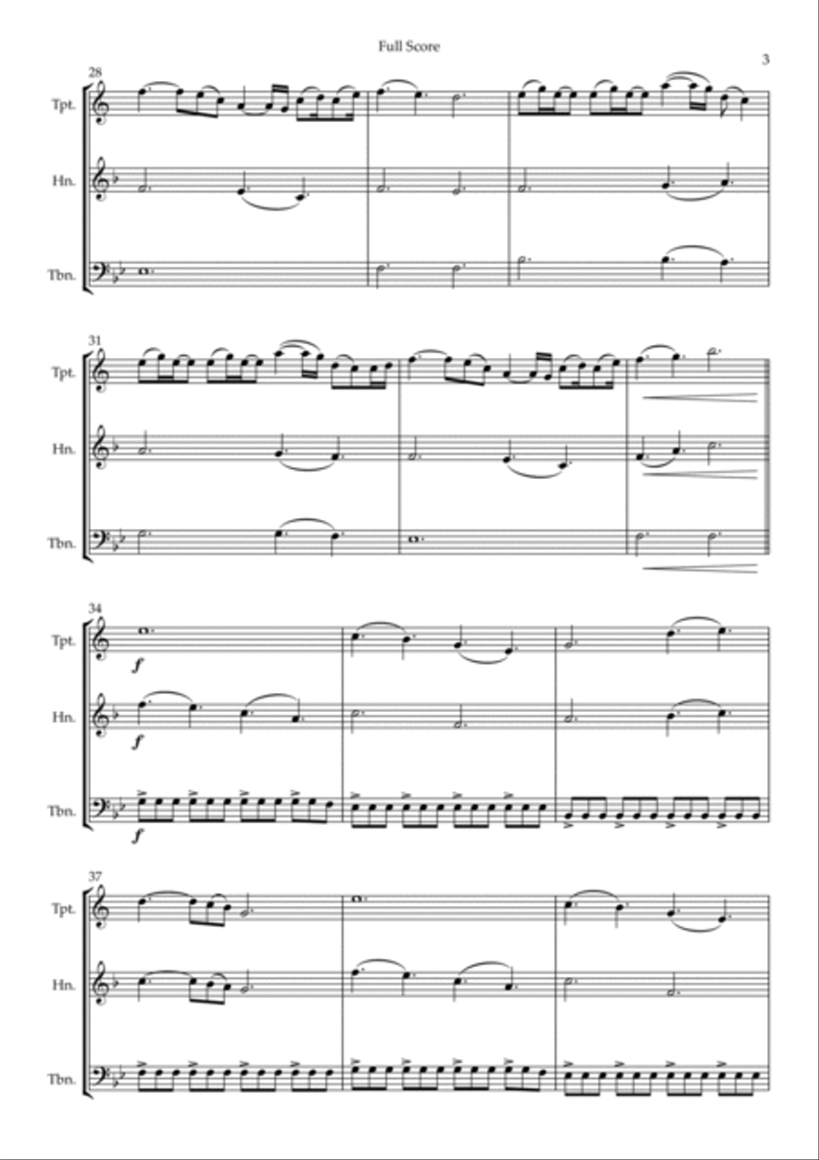 A Thousand Years A Thousand Years Brass Ensemble scores gallery preview page 3