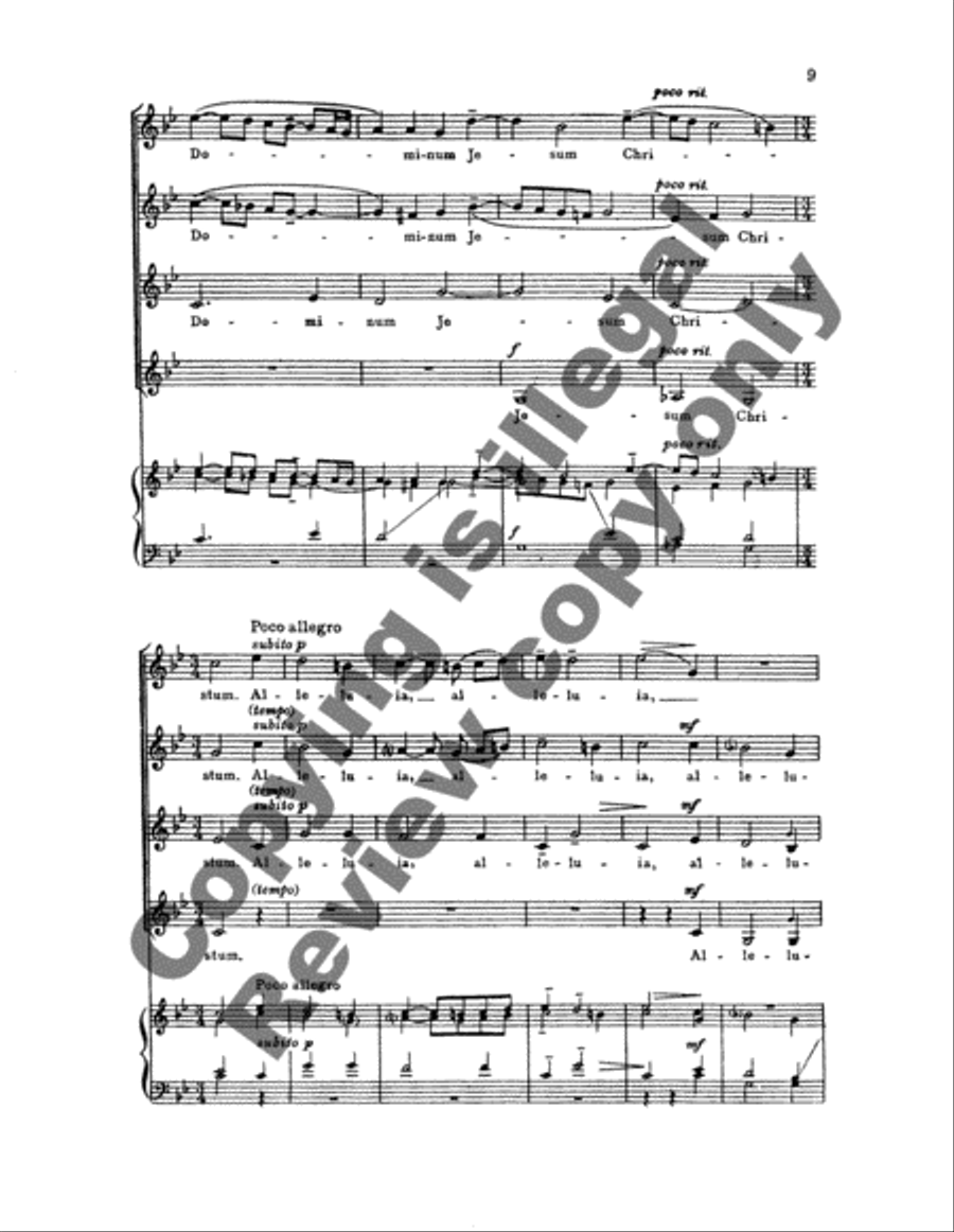 O Magnum Mysterium SSAA scores gallery preview page 6