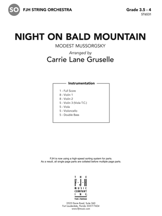 Night on Bald Mountain: Score