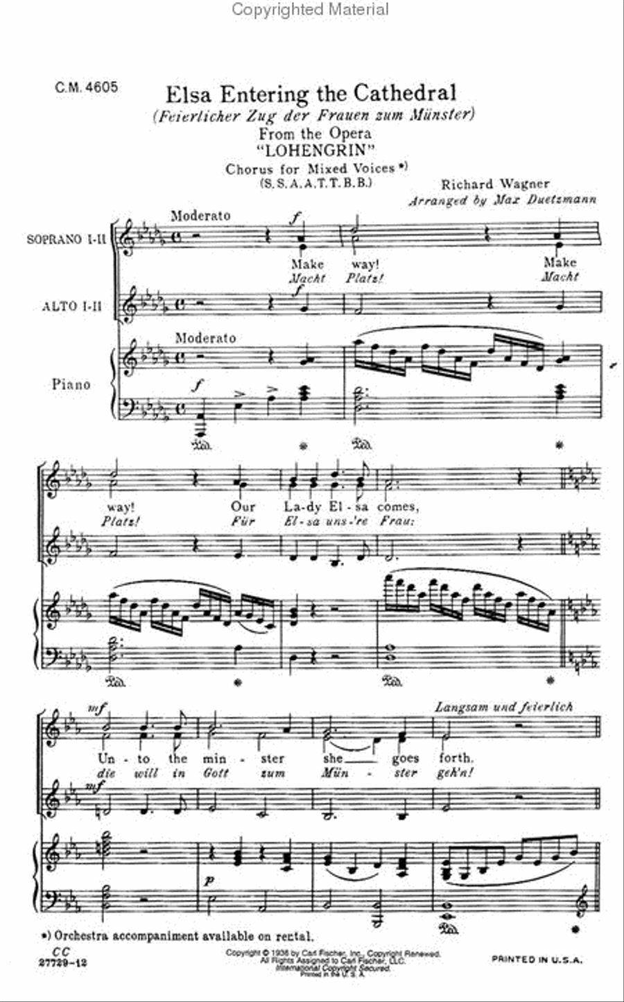 Elsa Entering the Cathedral Divisi scores gallery preview page 2