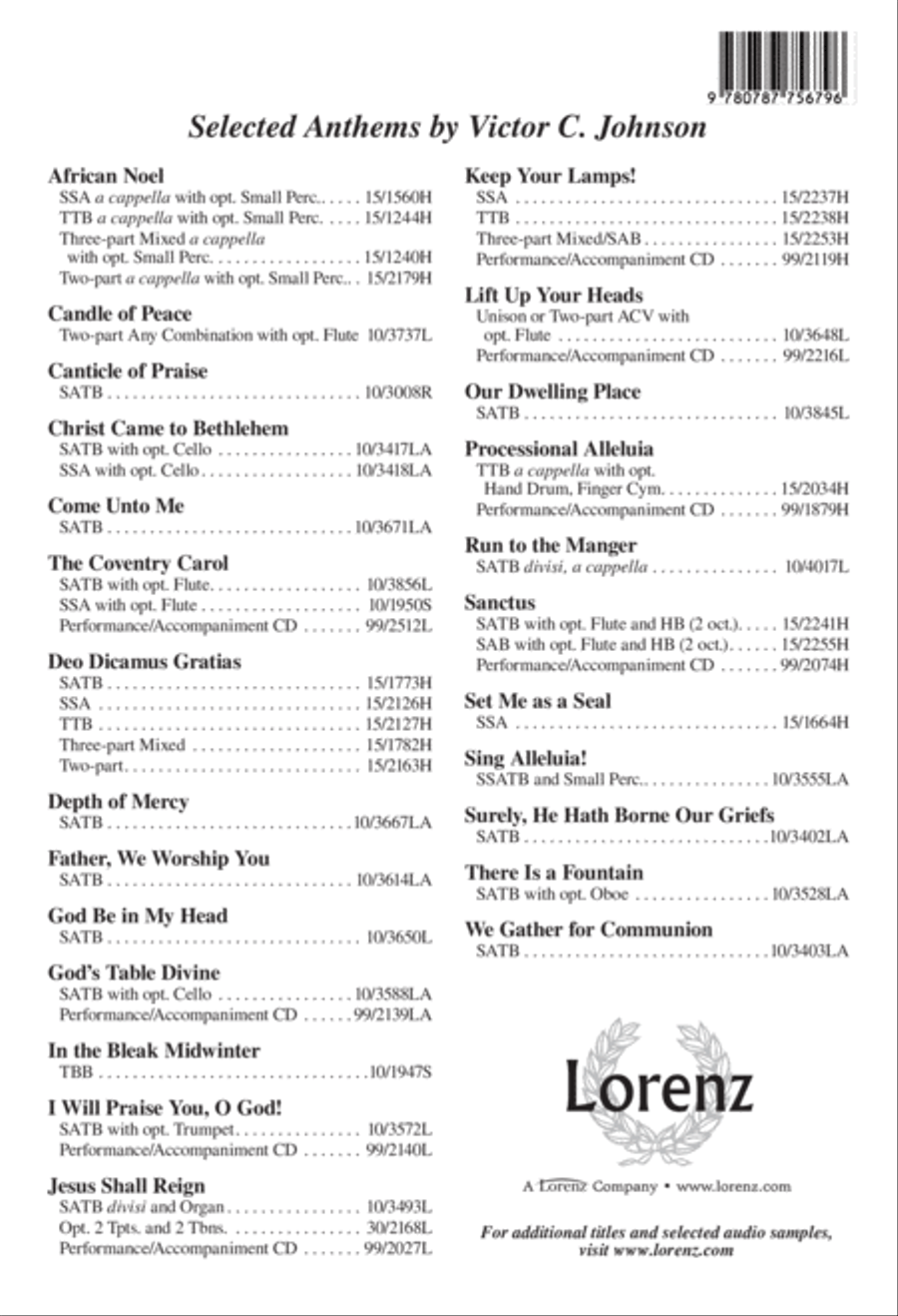 With a Heart of Thanks 4-Part scores gallery preview page 12