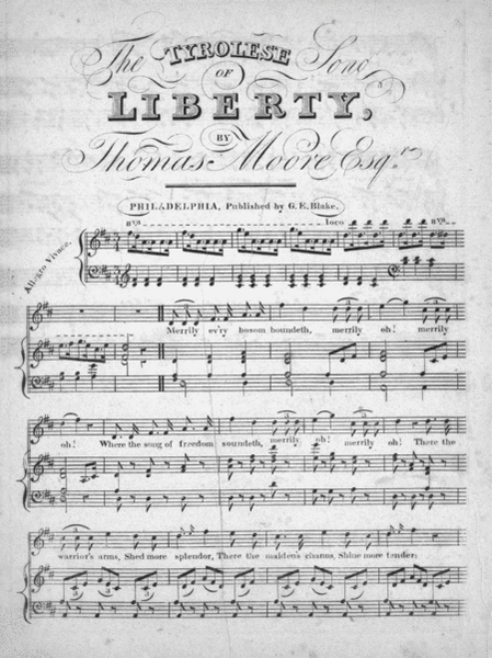 The Tyrolese Song of Liberty