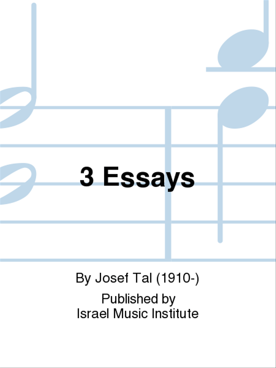 Five Essays Piano Solo scores gallery preview page 1